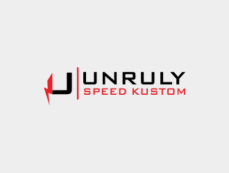 Unruly speed kustom  logo design by azizah