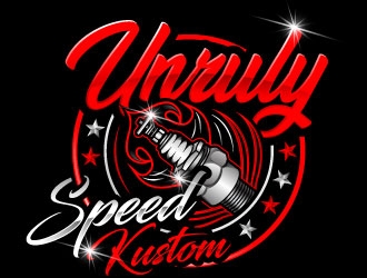 Unruly speed kustom  logo design by Suvendu