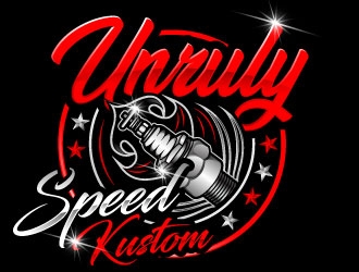 Unruly speed kustom  logo design by Suvendu