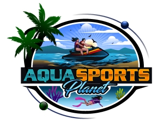 AquaSportsPlanet logo design by LucidSketch