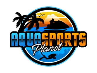 AquaSportsPlanet logo design by daywalker