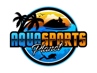 AquaSportsPlanet logo design by daywalker