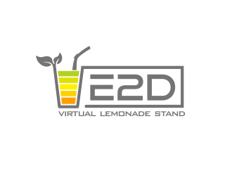 E2D logo design by YONK