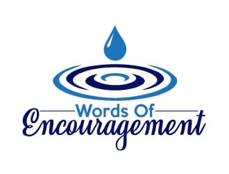 Words Of Encouragement  logo design by AamirKhan