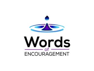 Words Of Encouragement  logo design by mrdesign