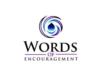 Words Of Encouragement  logo design by mrdesign