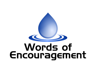 Words Of Encouragement  logo design by cintoko