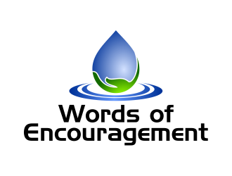 Words Of Encouragement  logo design by cintoko