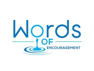 Words Of Encouragement  logo design by gogo