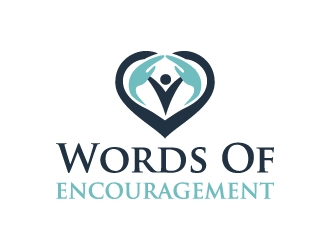 Words Of Encouragement  logo design by akilis13