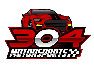 304 Motorsports logo design by AamirKhan