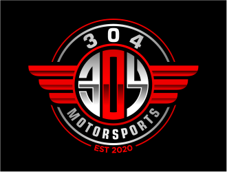 304 Motorsports logo design by cintoko