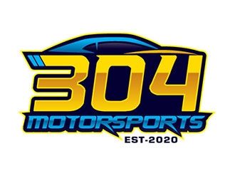 304 Motorsports logo design by gogo