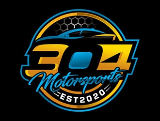 304 Motorsports logo design by gogo