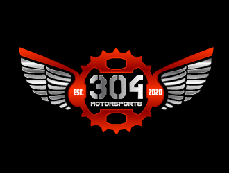 304 Motorsports logo design by Ultimatum