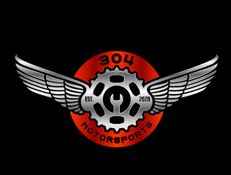 304 Motorsports logo design by Ultimatum