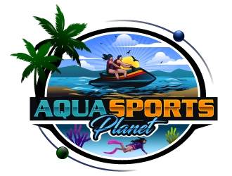 AquaSportsPlanet logo design by LucidSketch