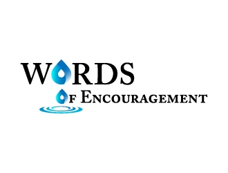 Words Of Encouragement  logo design by BeezlyDesigns