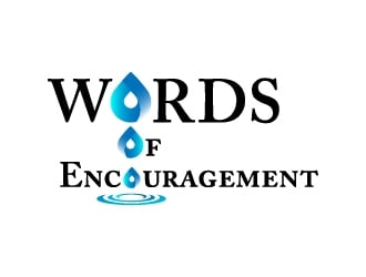 Words Of Encouragement  logo design by BeezlyDesigns