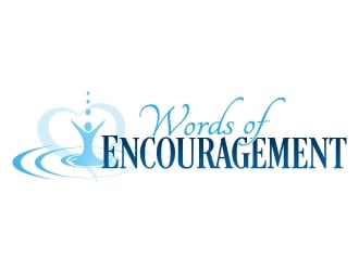 Words Of Encouragement  logo design by jaize