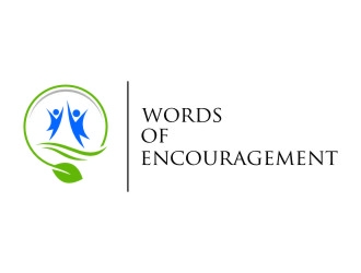 Words Of Encouragement  logo design by jetzu