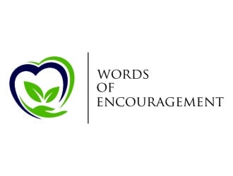 Words Of Encouragement  logo design by jetzu