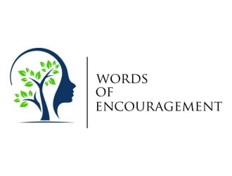 Words Of Encouragement  logo design by jetzu