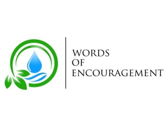 Words Of Encouragement  logo design by jetzu