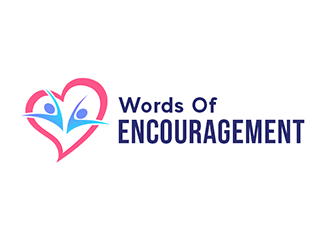 Words Of Encouragement  logo design by Optimus