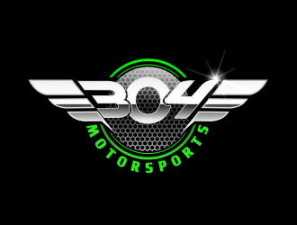 304 Motorsports logo design by bosbejo