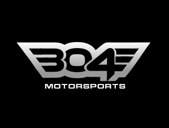 304 Motorsports logo design by Rossee