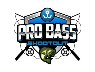 Pro Bass Shootout logo design by daywalker