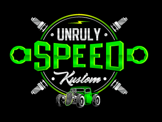 Unruly speed kustom  logo design by Ultimatum