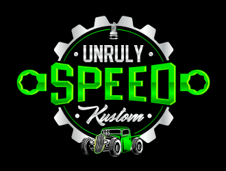 Unruly speed kustom  logo design by Ultimatum