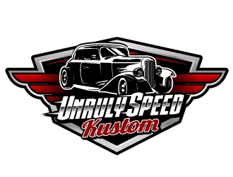 Unruly speed kustom  logo design by jaize