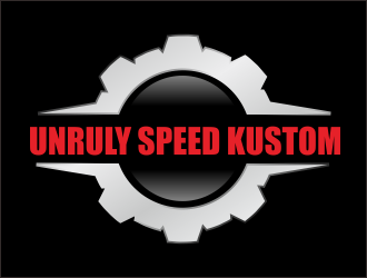 Unruly speed kustom  logo design by Greenlight