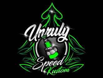 Unruly speed kustom  logo design by Suvendu