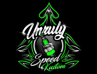 Unruly speed kustom  logo design by Suvendu