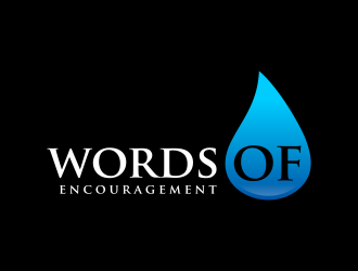 Words Of Encouragement  logo design by ubai popi