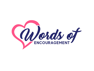 Words Of Encouragement  logo design by Optimus