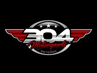 304 Motorsports logo design by jaize