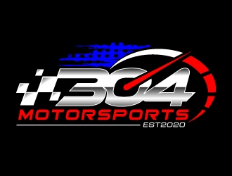 304 Motorsports logo design by jaize