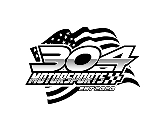 304 Motorsports logo design by AamirKhan