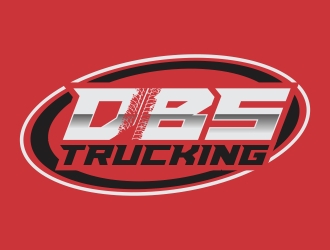 DBS Trucking logo design by rokenrol