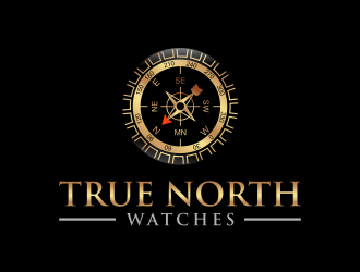 Logo will be a compass/ Company name True North Watches logo design by p0peye