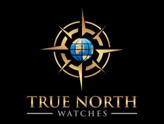 Logo will be a compass/ Company name True North Watches logo design by p0peye