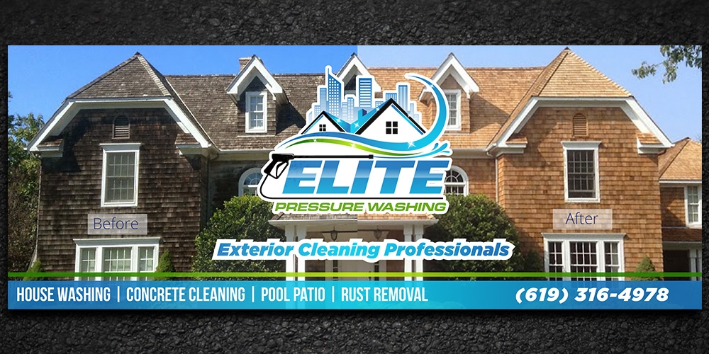 Elite Pressure Washing logo design by Gelotine