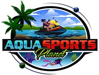 AquaSportsPlanet logo design by LucidSketch