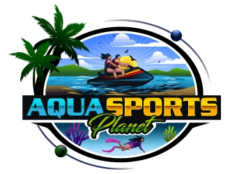 AquaSportsPlanet logo design by LucidSketch