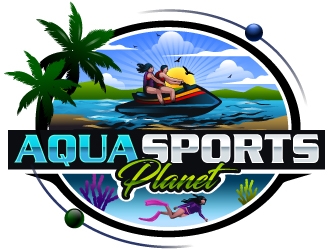 AquaSportsPlanet logo design by LucidSketch